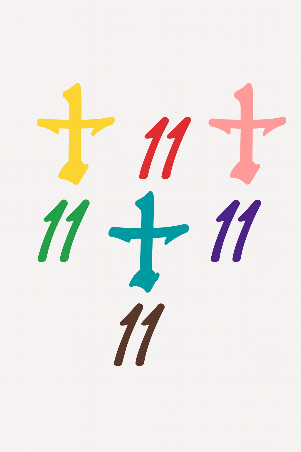 11 I.D. - 11 Logo Long Sleeve Tee