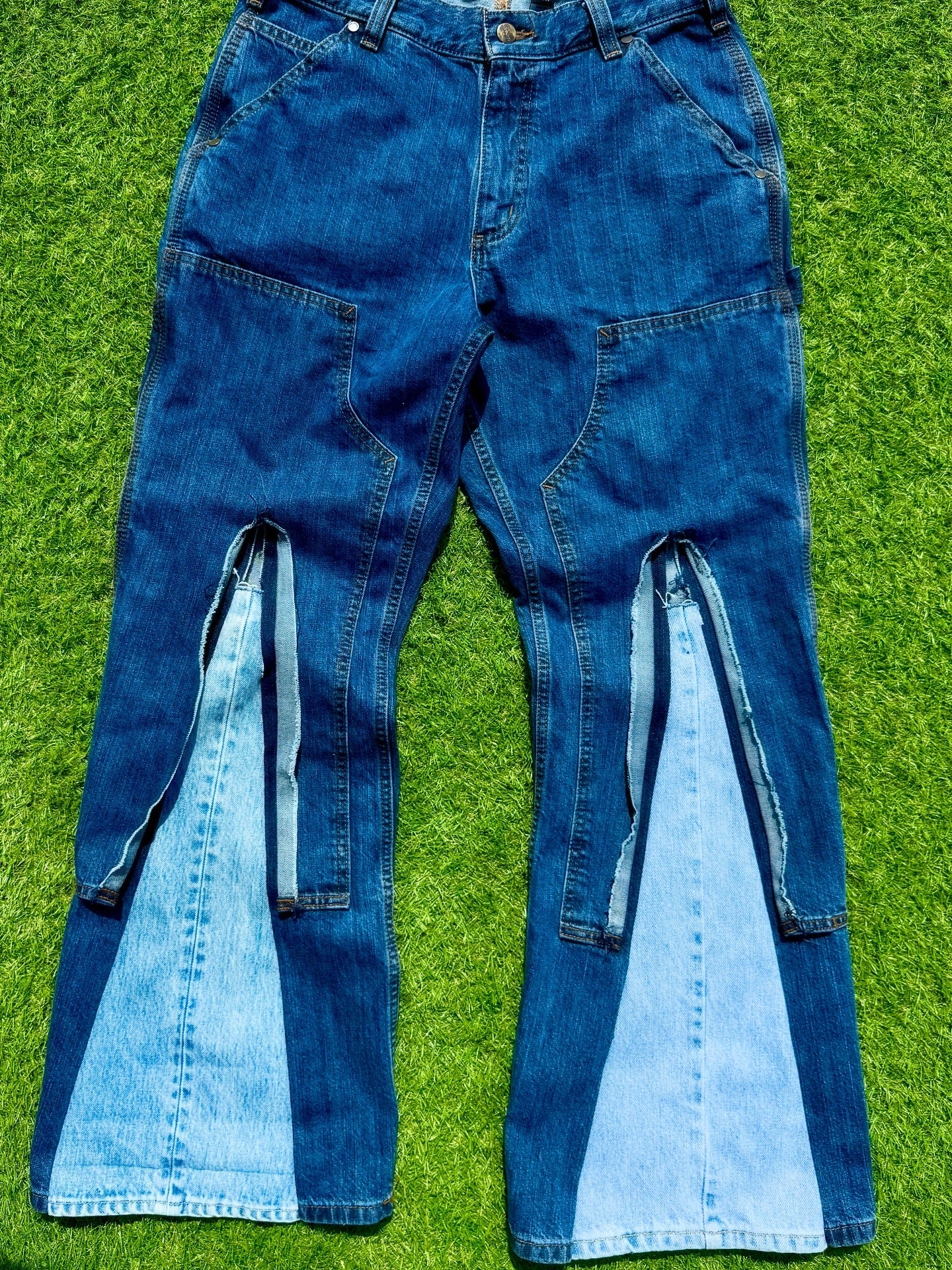 11 I.D. - Carhartt Front Flare Double Knee Jeans