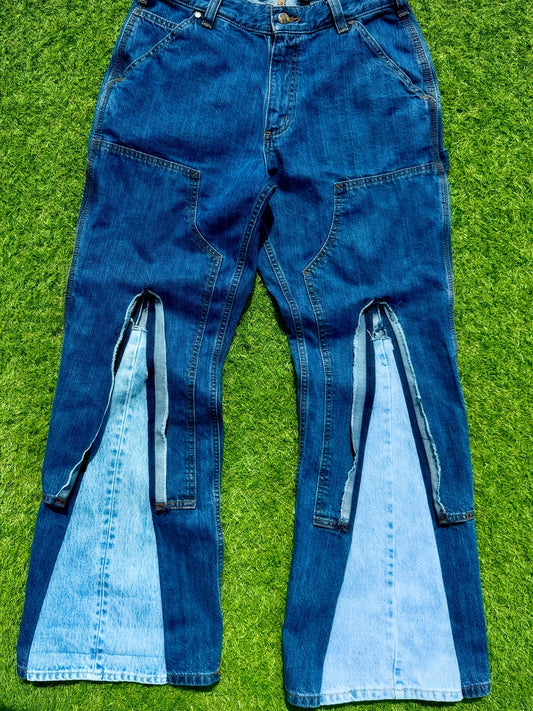 11 I.D. - Carhartt Front Flare Double Knee Jeans