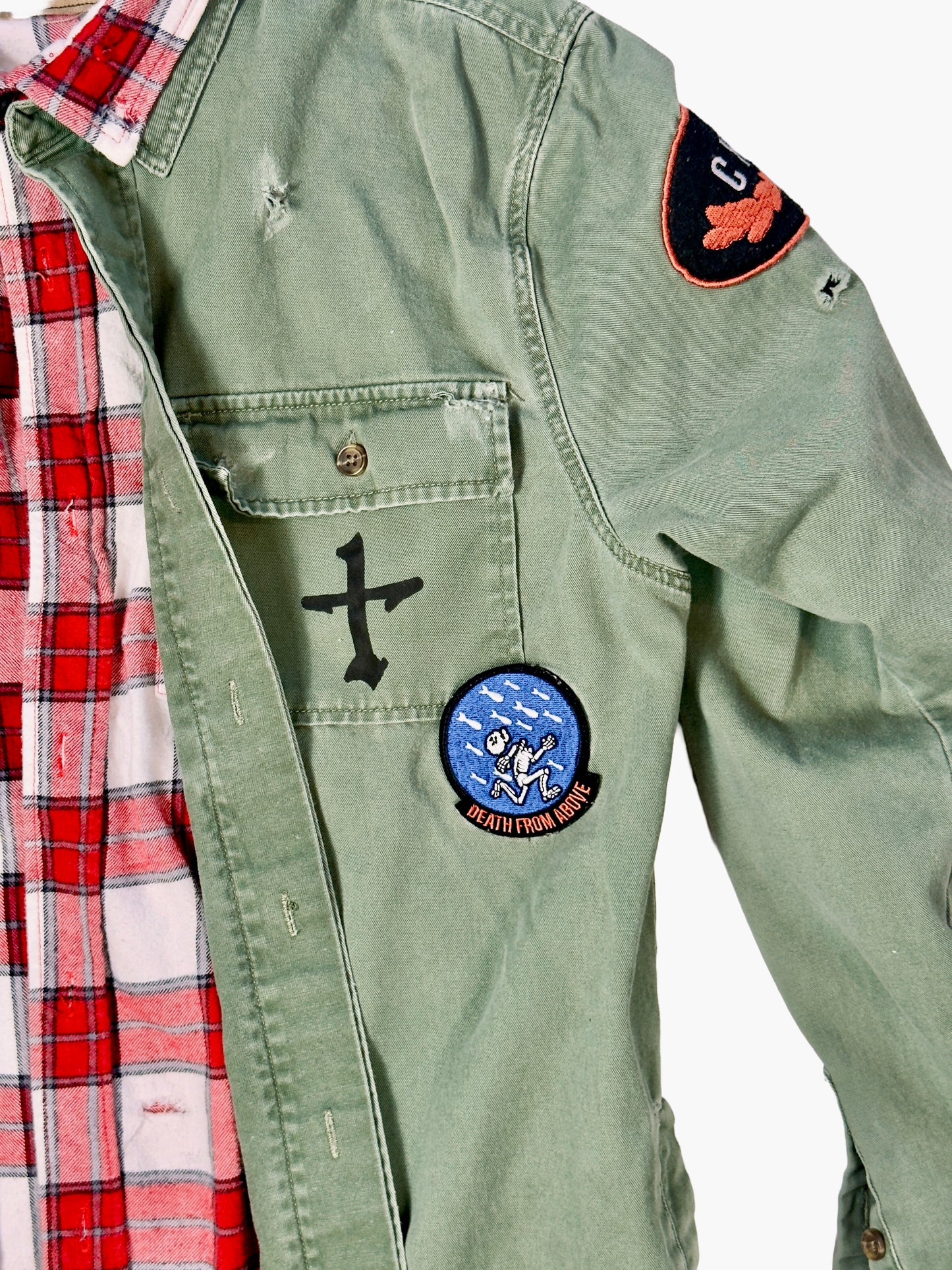 Elleaven Military Button Up