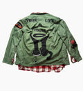 Elleaven Military Button Up