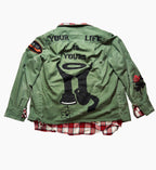Elleaven Military Button Up