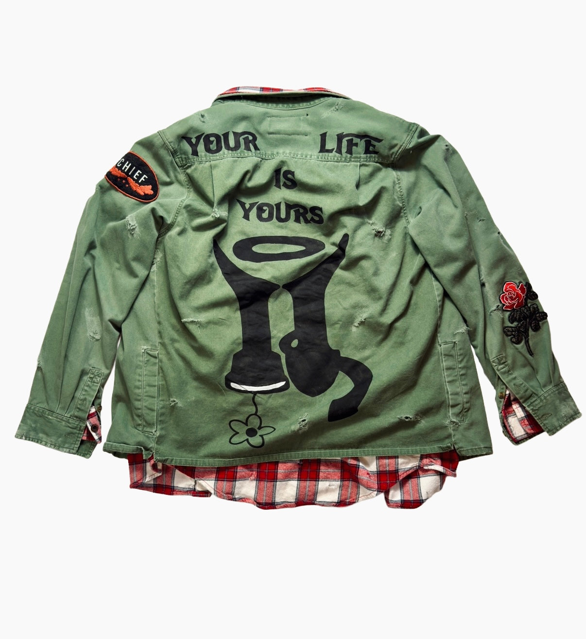 Elleaven Military Button Up